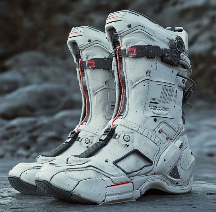 running & trekking shoes - white