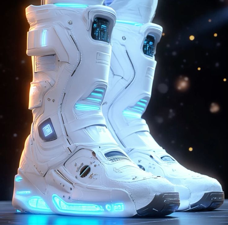 air tekking shoes - white